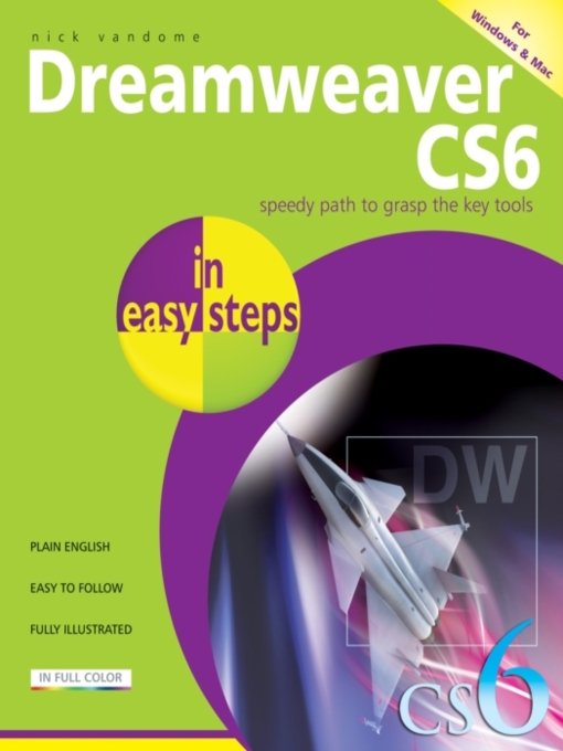 Title details for Dreamweaver CS6 in easy steps by Nick Vandome - Available